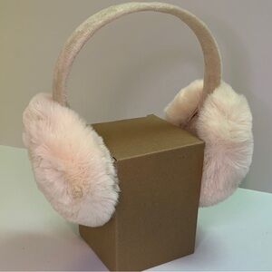 Cream Fuzzy Earmuffs
